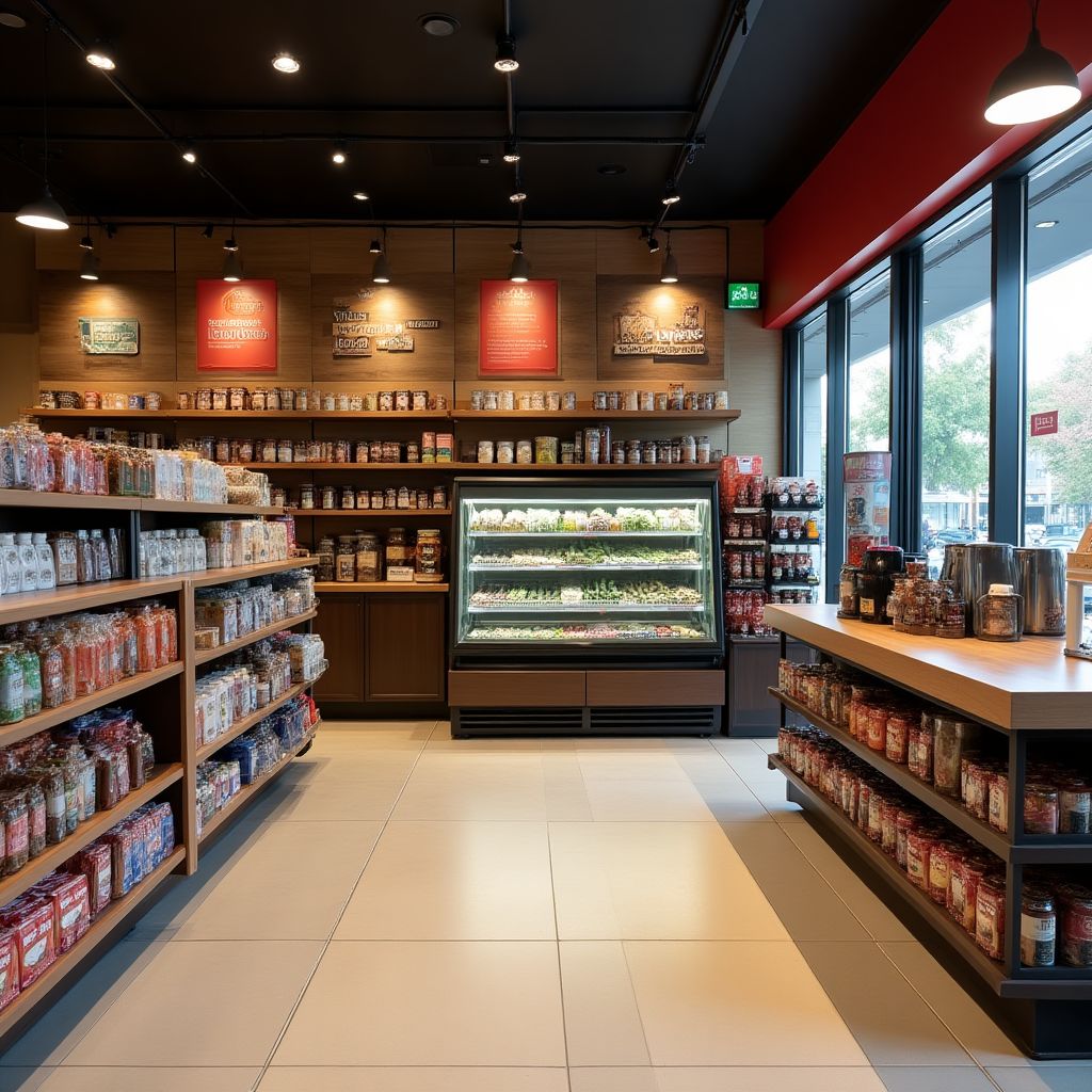 Interior de tienda YPF Full