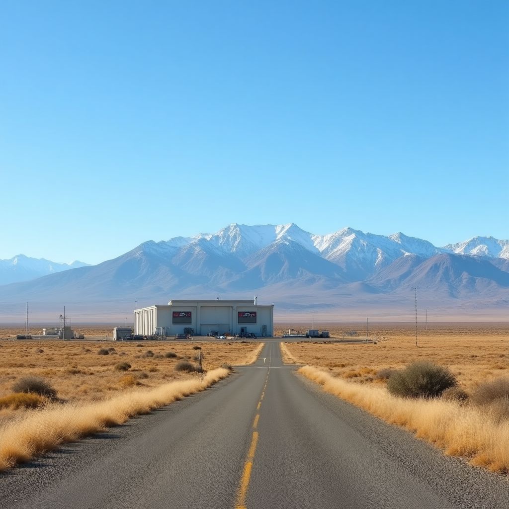 Estación YPF en ruta patagónica