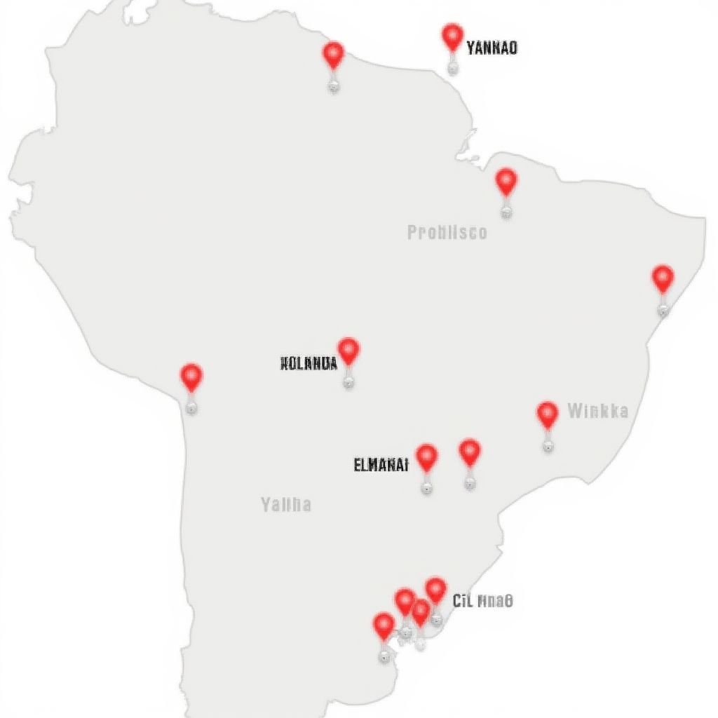 Mapa de estaciones YPF en Buenos Aires